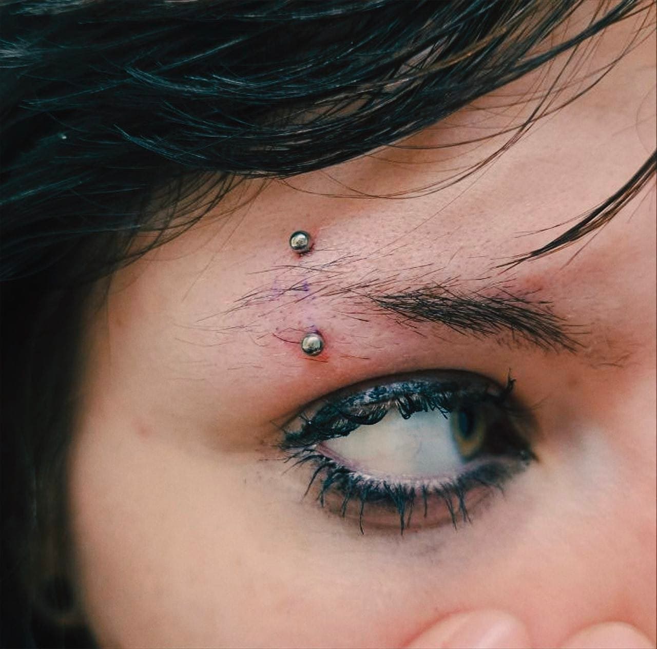 Eyebrow piercing