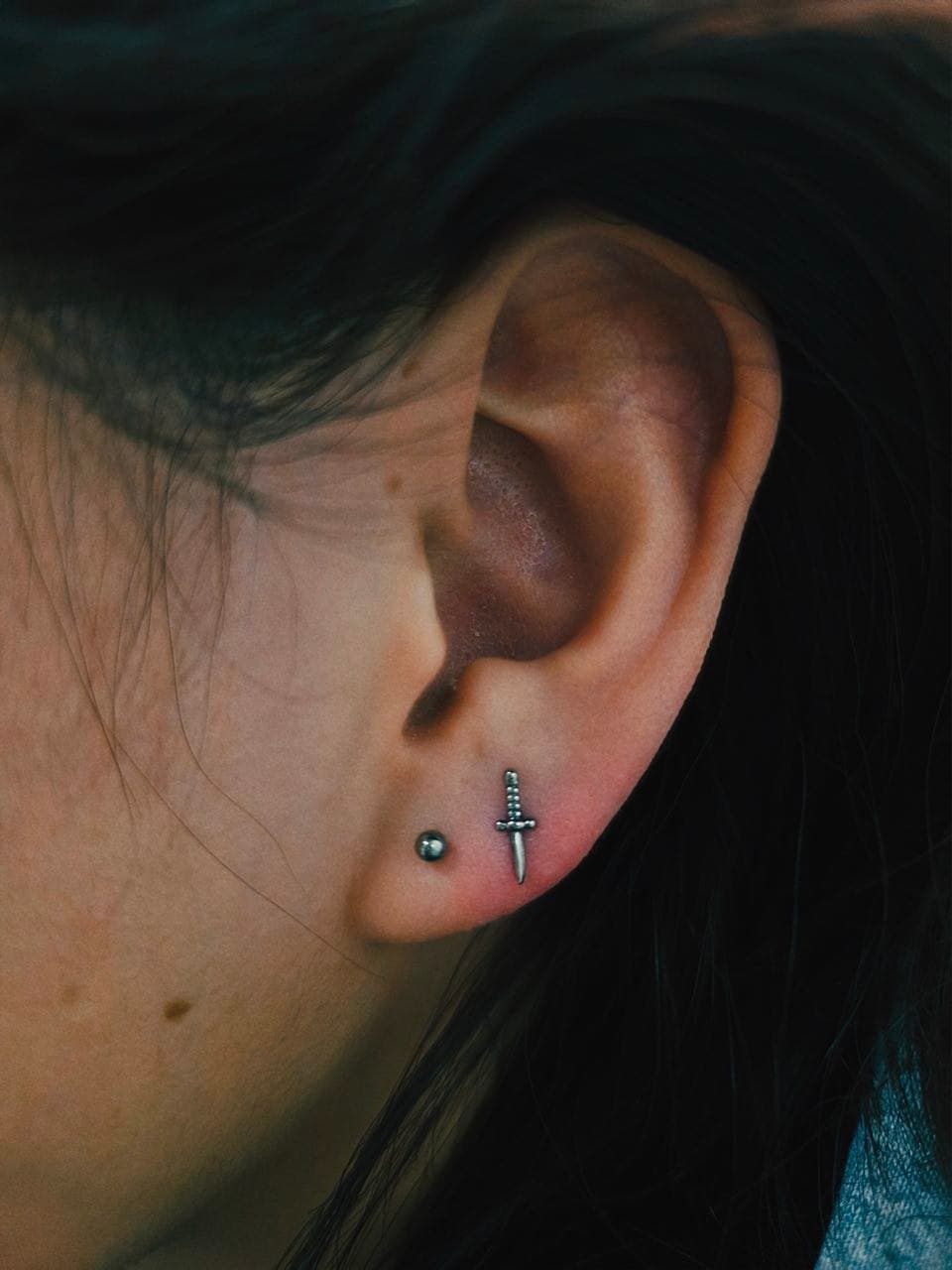 Lobe piercing